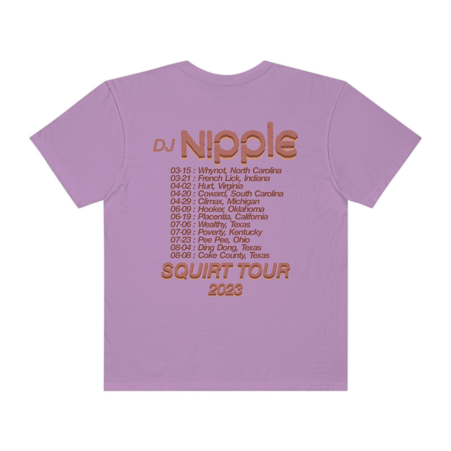 DJ NIPPLE SQUIRT TOUR