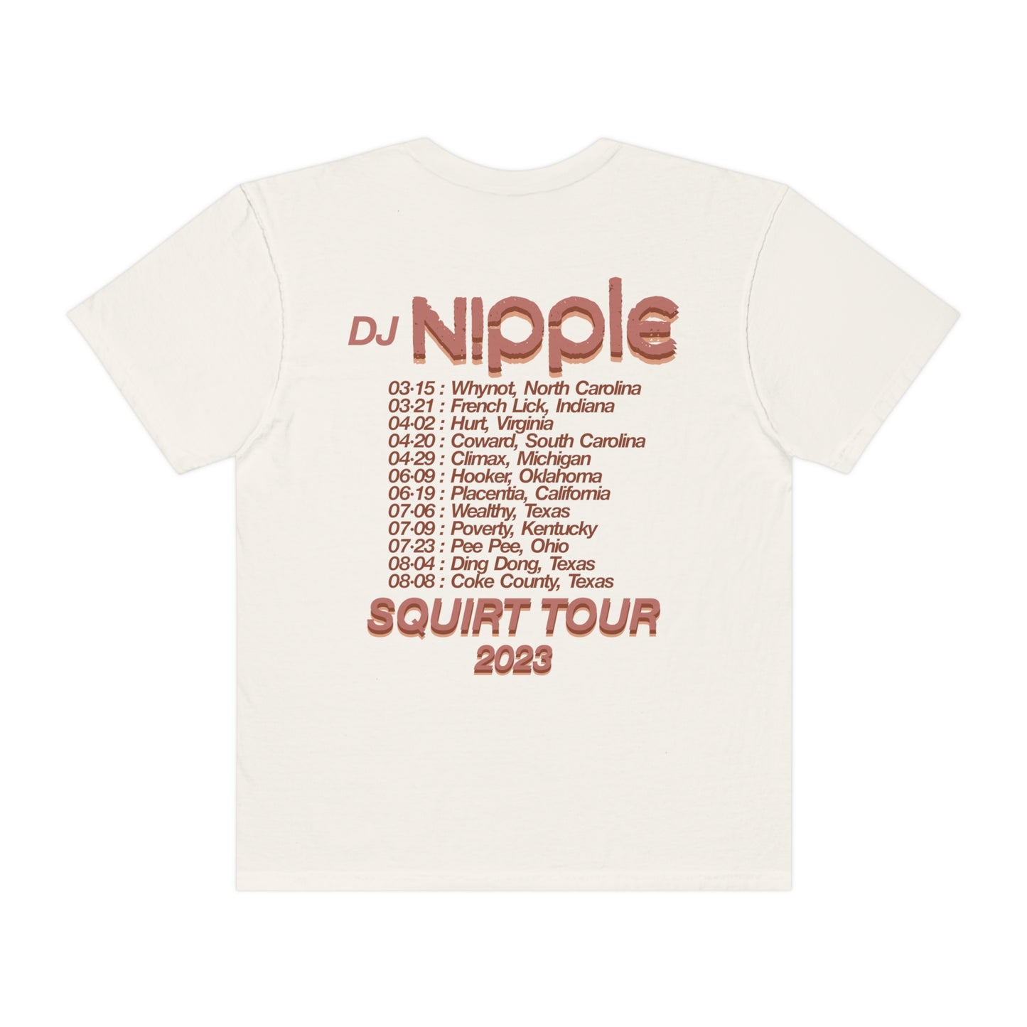 DJ NIPPLE SQUIRT TOUR